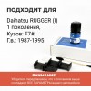 Daihatsu RUGGER (I). Кузова: F7# 1987-1995 - на 2 двери