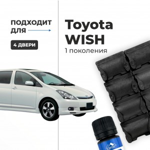 Toyota WISH (I). Кузова: 1# 2003-2009 - на 4 двери