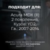 Acura MDX (II). Кузова: YD2 2007-2014 - на 4 двери