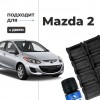 Mazda 2. Кузова: DY; DE; DJ 2003-2017 - на 4 двери