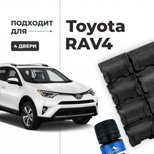 Toyota RAV4. Кузова: 1#; 2#; 3#; 4# 1994-2019 - на 4 двери Toyota RAV4. Кузова: 1#; 2#; 3#; 4# 1994-2019 - на 4 двери