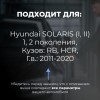 Hyundai SOLARIS (I-II). Кузова: RB; HCR 2011-2020 - на 4 двери